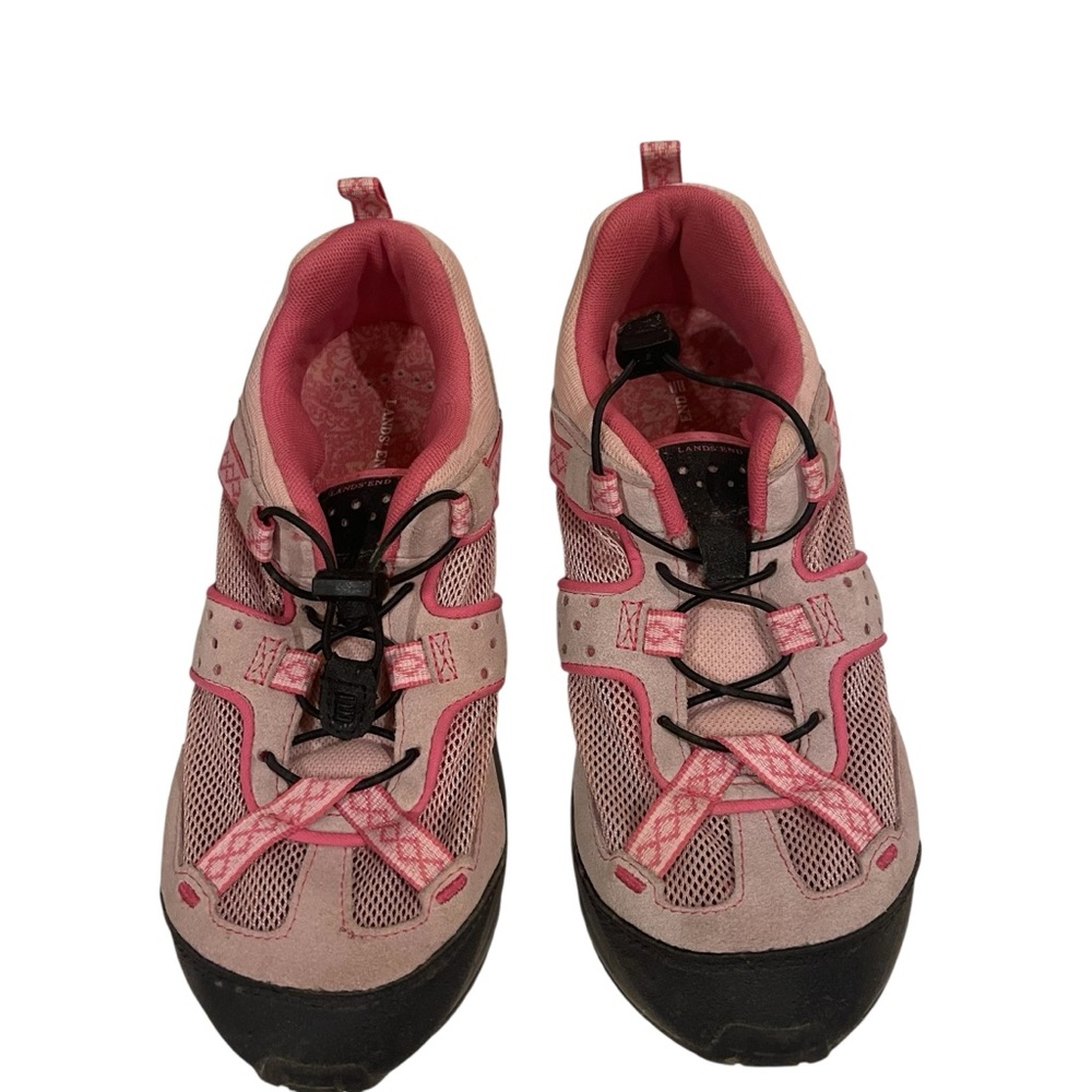 Women's LANDS END Beach Combers Pretty In Pink Hiking Shoes - Picture 3 of 7
